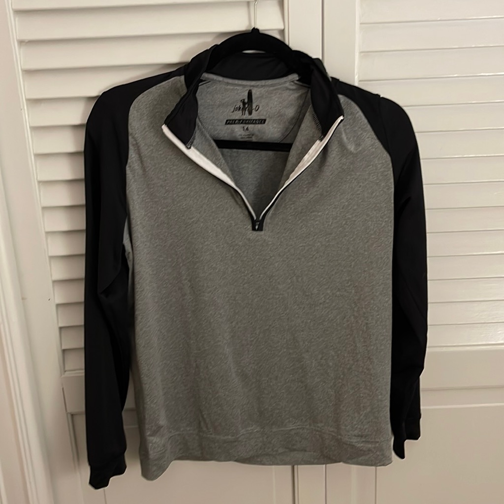 Gray And Black Pullover